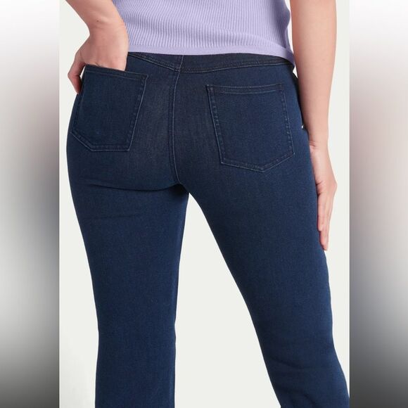 BETABRAND Straight Leg 4 pocket Yoga Denim Jeans Women’s SMALL PETITE W1536 - Picture 3 of 7